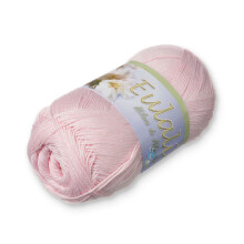 EULALI [100grs] de Omega - Hilo brillante de algod   n egipcio 100% mercerizado - Color: 30 Rosa