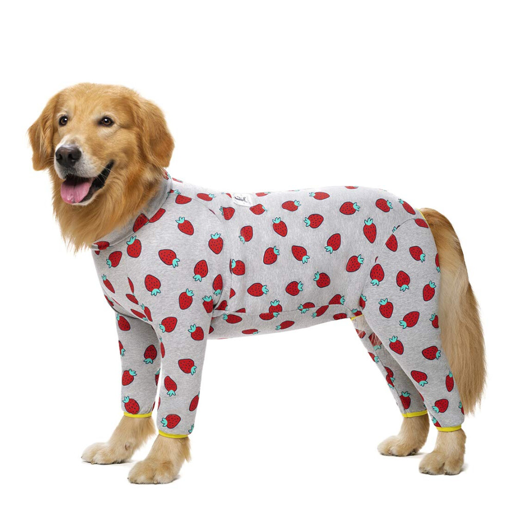 Combinaison de r   cup   ration chirurgicale en coton pour chiens de taille moyenne et grande, pyjama pour chiens de taille moyenne et grande, combin