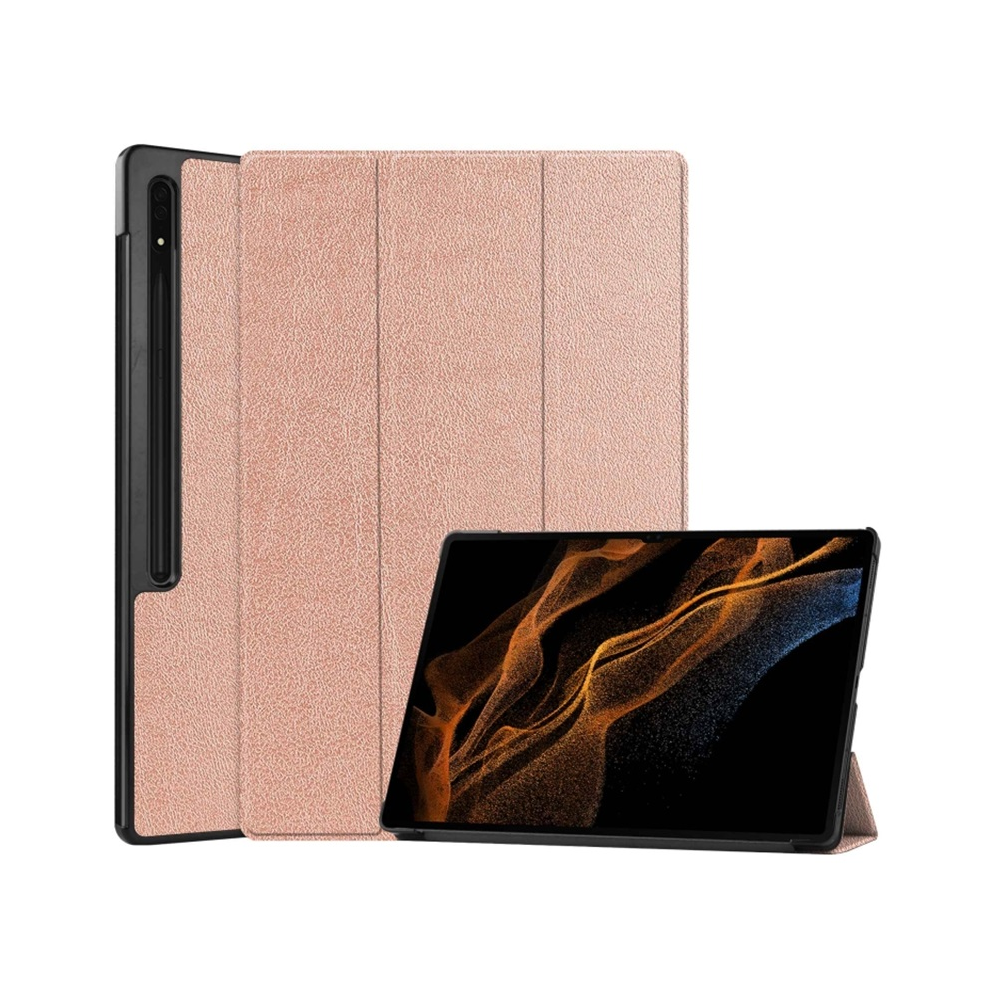 (Rose S9 Ultra 14.6 2023) Tab S9 Ultra Tablet Case Tri-Fold Wake Up Sleep Ma Gold 967854409260