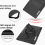 (black, Tab S7 Fe 12.4inch) Dual Layer Armor Shockproof Rugged Case for Samsun 7