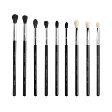 Sigma Beauty Deluxe Blending Brush Set - Professional Grade Eyeshadow Brush Set with 9 Full Size Blending Brushes Featuring Extra Soft Fibers for Prec