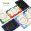 (Rainbow Blue, Tab A9 Plus 11 inch) Heavy Duty Ring Case For Samsung Galaxy Tab A9 Plu 3
