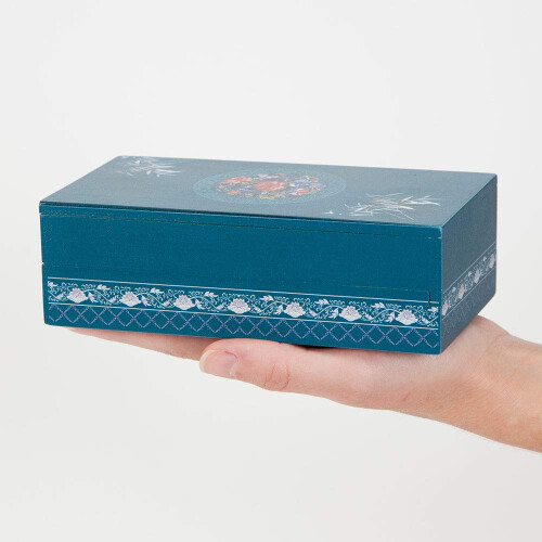 Bitar och bitar - Bamboo-zler Secret Puzzle Box - Tr Pengalda Brainteaser - 8 Step Solution Brain Game 2