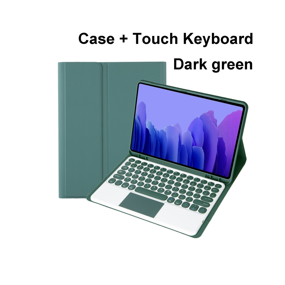 (Dark C, Korean Keyboard) For Samsung Galaxy Tab A7 10.4 Inch Case, Bluetoot Green 967854405804