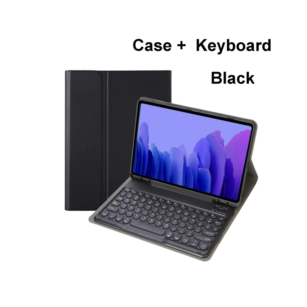 ( A, Spanish Keyboard) For Samsung Galaxy Tab A7 10.4 Inch Case, Bluetoot Black 967854407297