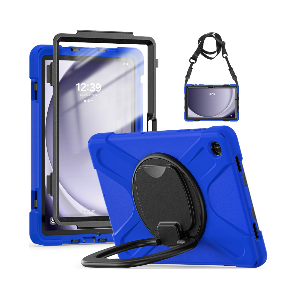 (, S7 Fe 2021 T730) 360 Rotation Case For Samsung Galaxy Tab S9 Fe Plu Blue 967854418705