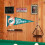 Miami Dolphins throwback vintage retro vimple flag 2