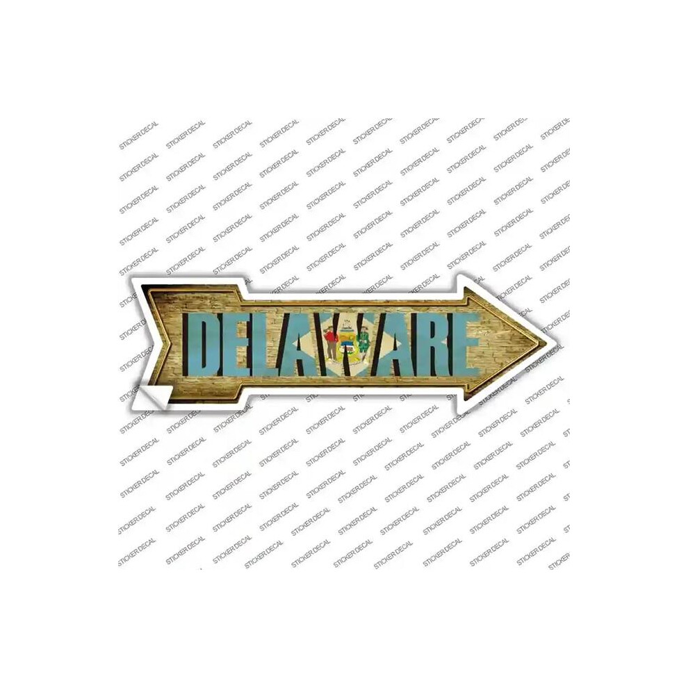 Smart Blonde A-201S-Xl Delaware Novelty Arrow Sticker Decal - Extra Large 792636313998