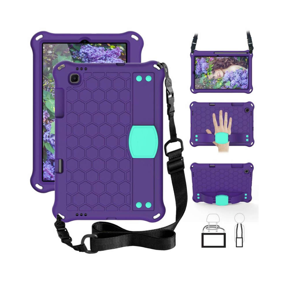 (Purple Aqua, Tab A 8.4 2020 T307) Kids Safe Eva Case For Samsung Galaxy Tab S6 Lite Blue,Purple 967854411522
