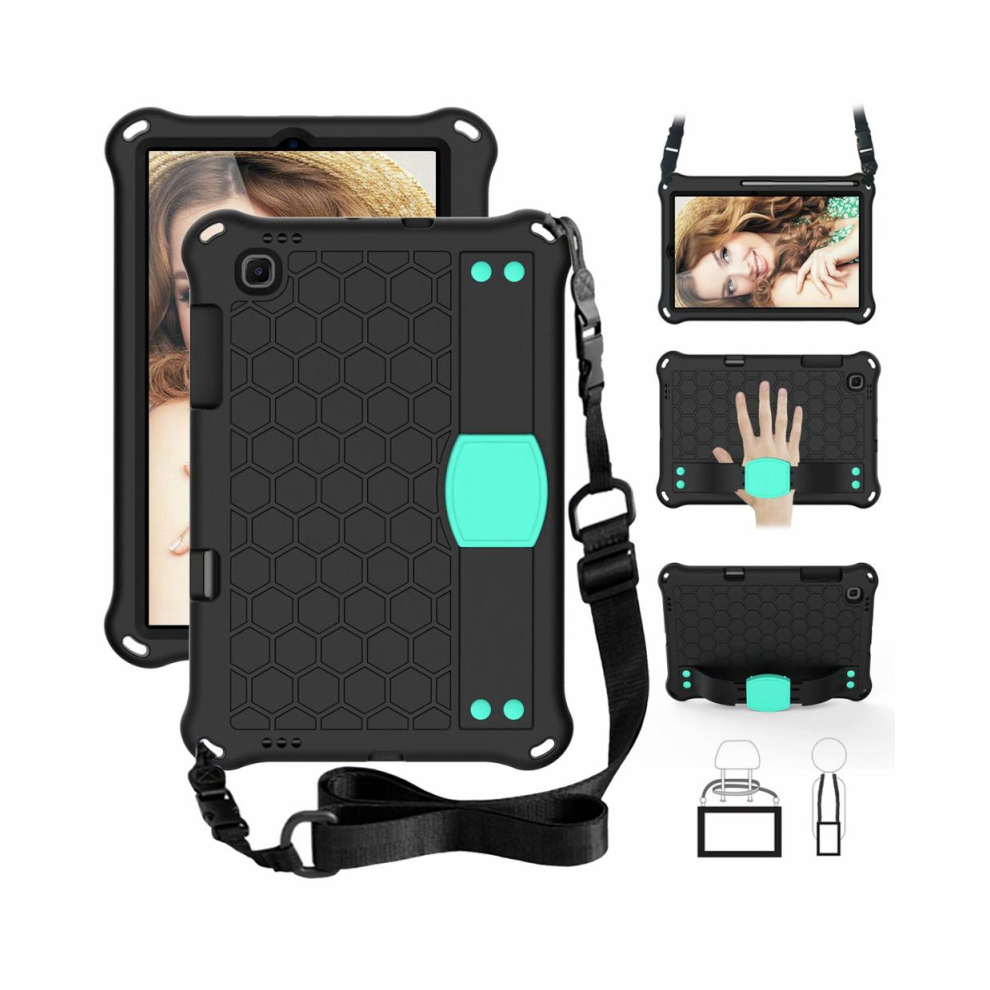 (Black Aqua, Tab A 8.4 2020 T307) Kids Safe Eva Case For Samsung Galaxy Tab S6 Lite Blue,Black 967854411690