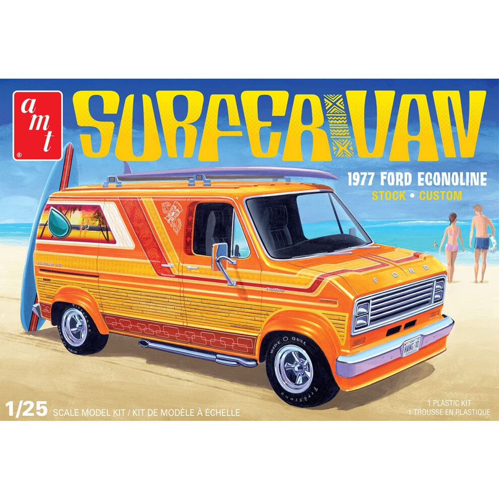 Runde 2 1977 Ford Surfer Van 2T (AMT1229M)-image