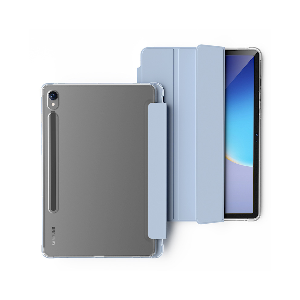 (Sky S9 Fe (10.9 Inch)) For Samsung Tab S9 Fe 10.9 Case With Pen Holder Fl Blue 967854424003