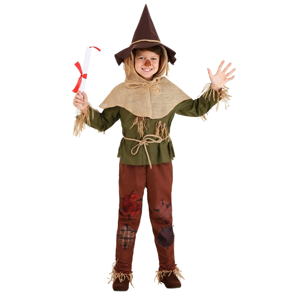 Photos - Fancy Dress Kid's Wizard of Oz Scarecrow Costume - XL Green Green FUN1433CH