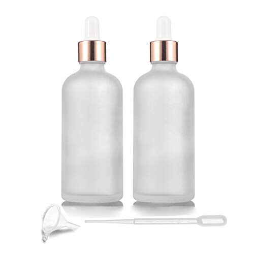 Jespeker Plastic druppelflesje Oogdruppelflessen Lege knijpbare Oog Vloeibare Etherische Olie Druppelaar Hervulbare Containers met Caps 10ml (50 stuks