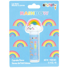 iscream Bálsamo Labial Scented de Cupcake em Forma de Arco-Íris e Nuvens