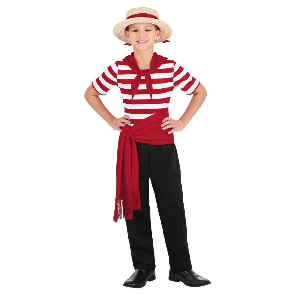 Photos - Fancy Dress Fun Costumes - Kid's Venice Gondolier Costume (Small Red)