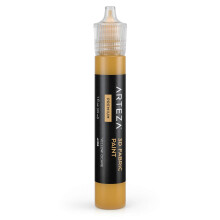 Arteza 3D Tabillon Paint Ochere jaune A108 1 oz Roundette de tube et secheuse Paint textile sur pour les accessoires de vetements en verre en ver