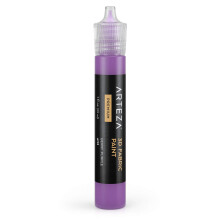 Arreza 3d tissu peinture berry violet a112 1oz tube laveuse et secheuse peinture textile sure pour accessoires de vetements en verre en verre en