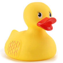 Patinho de Borracha Amarelo Jumbo Clássico de 10", Brinquedo de Banho e Piscina