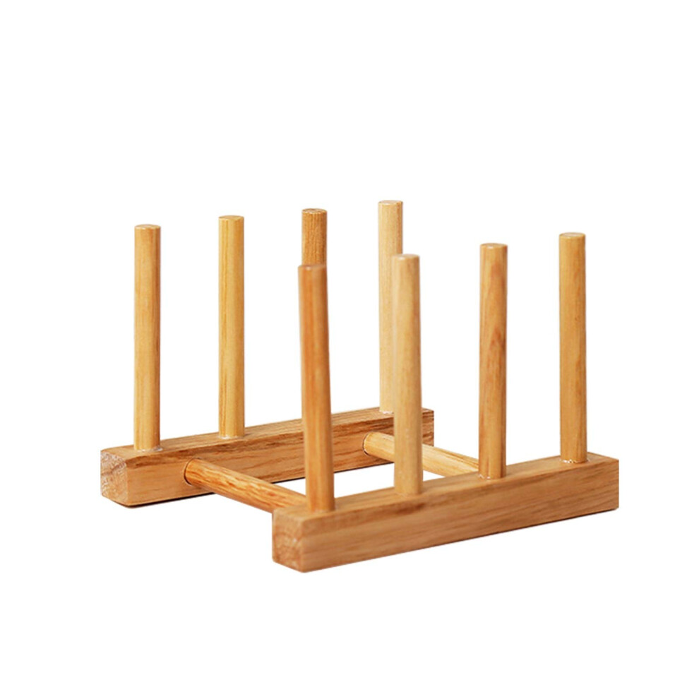Kunovo Bamboo Dish Rack Pot lid/Plate/Cutting Board Organizer for Kitchen cabinets Bottle Drying Holder-image-OPC-PFRMQ6Y-NEW