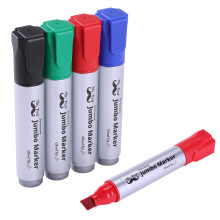 Mr. Pen - Marcadores Permanentes Jumbo, 4 Pack, Cores Sortidas, Ponta Chisel, Grande, Conjunto de Marcadores