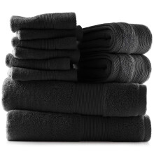 Hearth & Harbor Bath Towels for Bathroom - 100% Ring Spun Cotton Luxury Bathroom Towels - Soft & Highly Absorbent Bath Towels Set 10 Piece Set (2 Bat