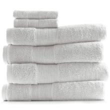 Hearth & Harbor Bath Towels for Bathroom - 100% Ring Spun Cotton Luxury Bathroom Towels - Ultra Soft & Highly Absorbent Bath Towels Set 6 Piece Set (