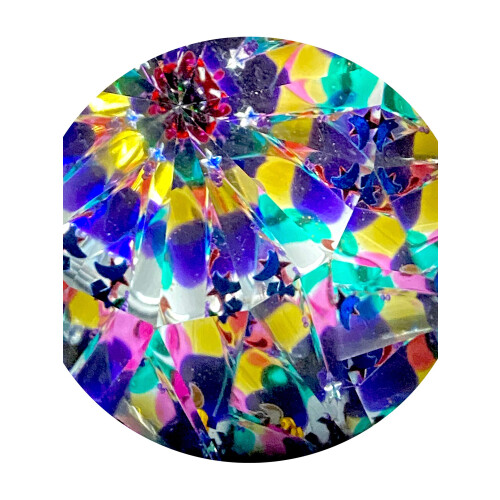 Varinha Mágica de Glitter Kaleidoscópio 6 Polegadas - UMA, cor aleatória, em CAIXA DE PRESENTE 2