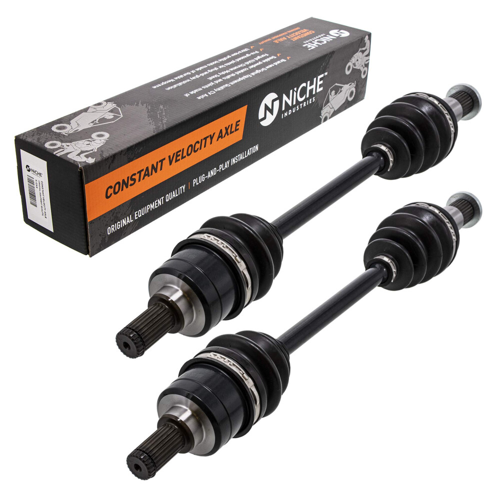Niche Rear Left Right Cv Axle Drive Shaft Assy For Yamaha Grizzly 700 28P-2510F-10-00 28P-2518E-10-00 2 Pack 803467035765