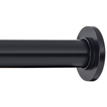 Ivilon Tension Curtain Rod - Fjedersp?ndestang til vinduer eller brusebad 36 til 54 tommer. Sort