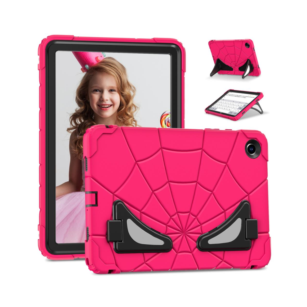 (Rose Tab A9 8.7 Inch) Armor Case For Samsung Galaxy Tab A9 Plus 11 Inch Red 967854434149