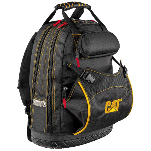 CAT Caterpillar Cat 18"""" Pro Tool Backpack  Black
