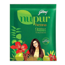Nupur henna med godhed af 9 urter til silkeagtig og skinnende hår - 400 g