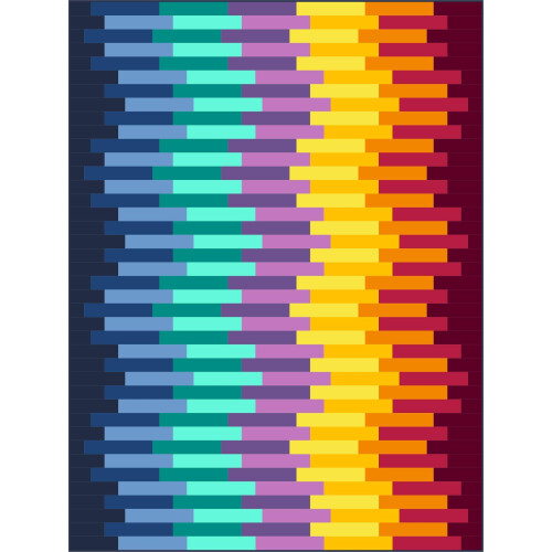 Connecting Threads Move Over Beginner Quilt Kit (Solids)
