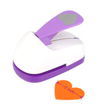 Wsyhomie Hjerte Punch 2 tommer Craft Lever Punch Valentinsdag Hjerte Punch H?ndlavet Papir Punch (2 tommer hjerte)