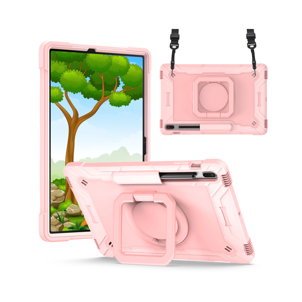 (Rosegold, Tab S7fe 12.4 2021) Tablet Case For Samsung Galaxy Tab S7 Plus 12.4 In 967854444087