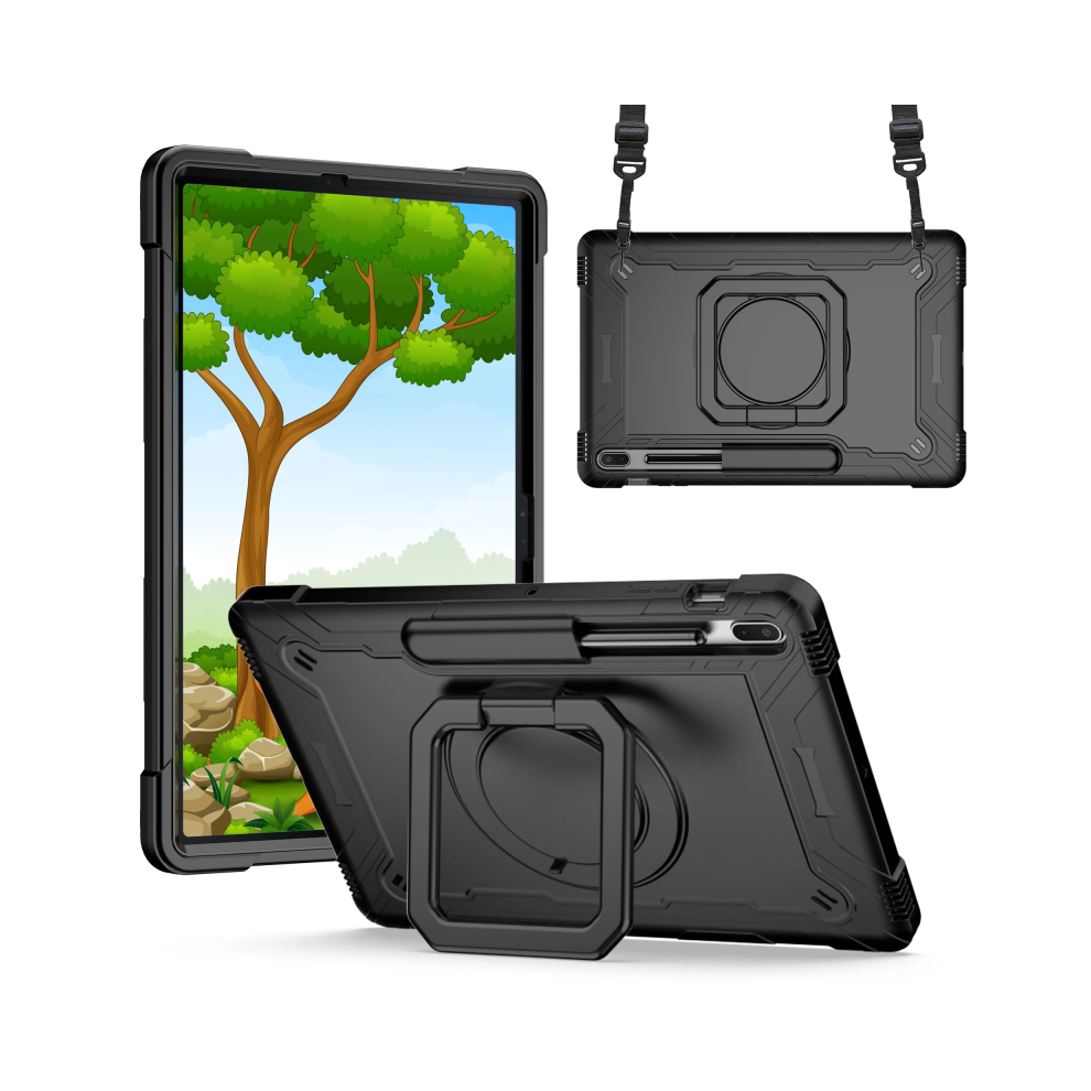( Tab S7plus 12.4 2020) Tablet Case For Samsung Galaxy Tab S7 Plus 12.4 In Black 967854444322