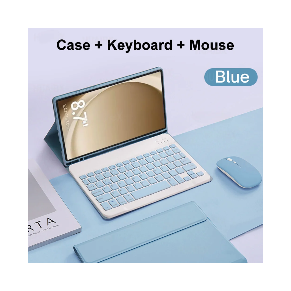 ( B, Russian Keyboard) For Samsung Galaxy Tab A9 8.7 Inch Case, Keyboard Blue 967854429794