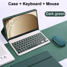 (Dark green B, English keyboard) For Samsung Galaxy Tab A9 8.7 Inch Case, Keyboard