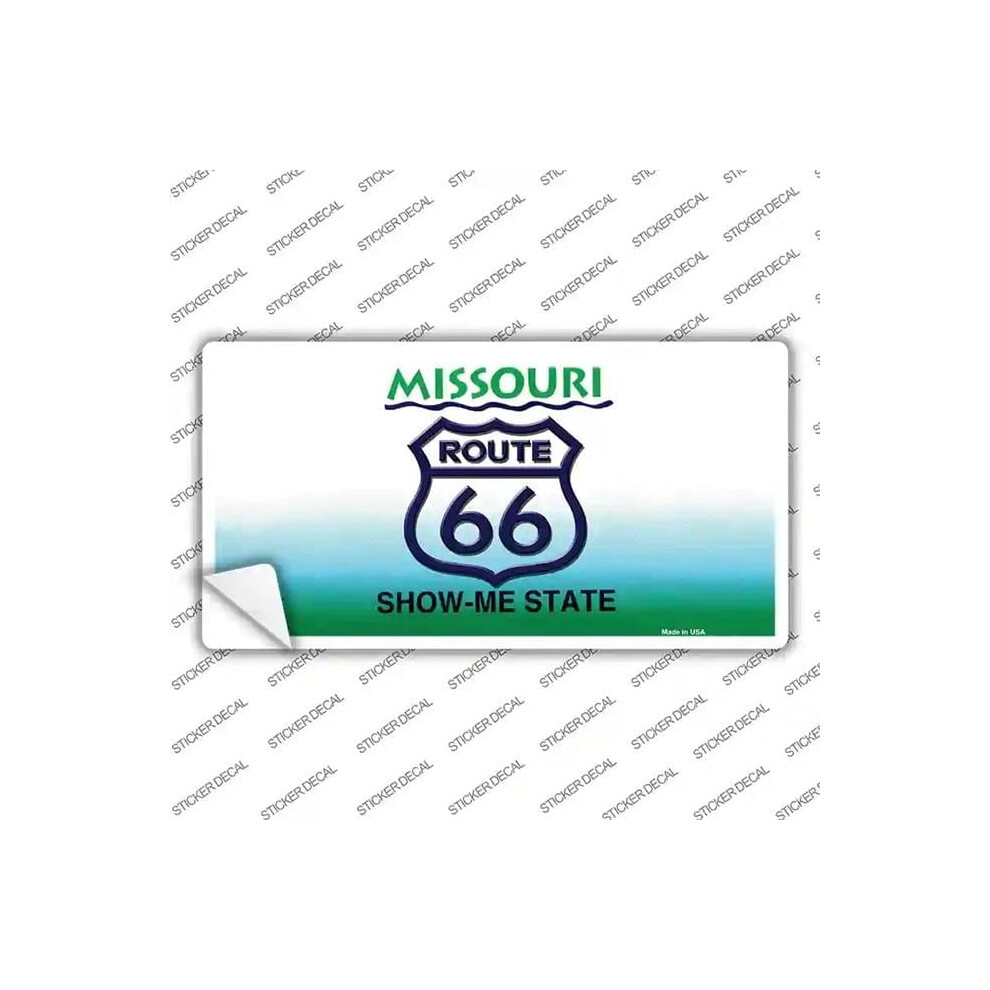 Smart Blonde Lp-2106S-L Route 66 Shield Missouri Novelty Sticker Decal - Large 792636319365