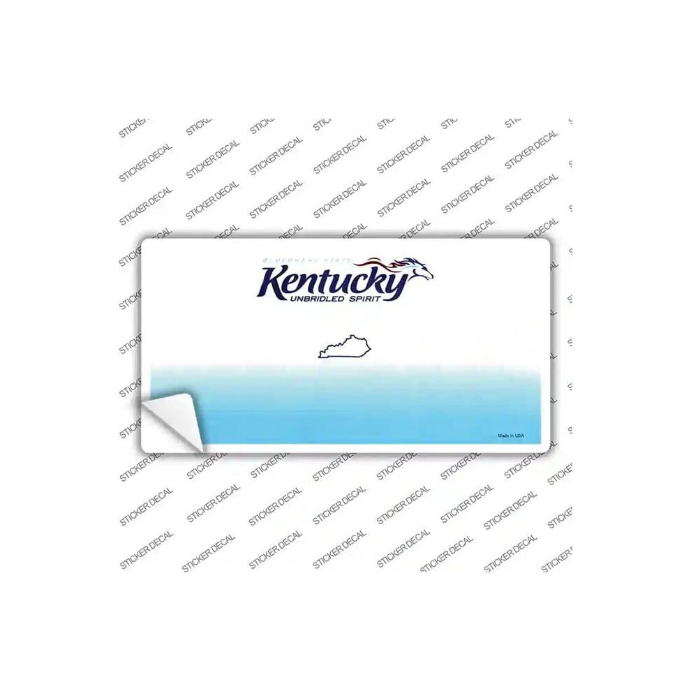 Smart Blonde Lp-2232S-Xl Kentucky State Blank Novelty Sticker Decal - Extra Large 792636319556