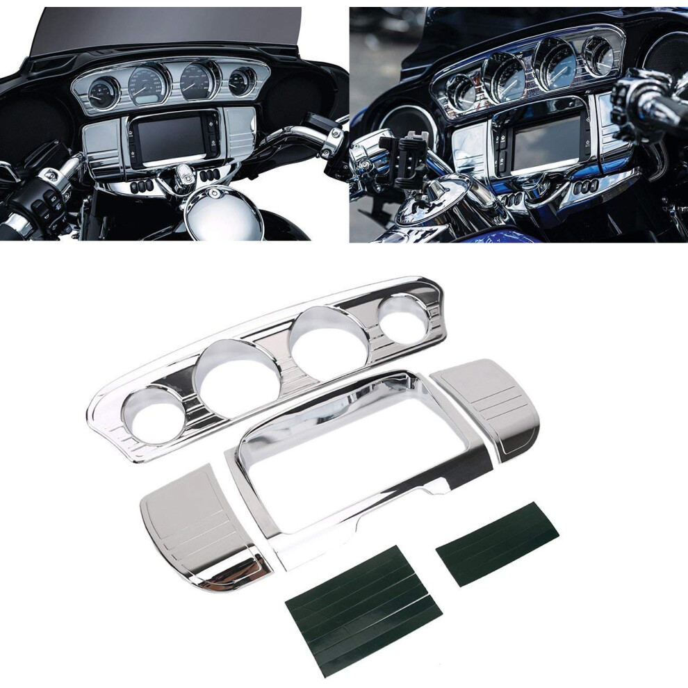 Buyinhouse Seat Bolt Street Glide Windshield for Harley Davidson Touring Electra Glide Street Glide Ultra Limited & Tri-Glide Ultra 2014-2019 Motorcyc