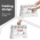ACSTEP Escabeau Pliant 9 Pouces, Extra Large 15 Pouces, 300 lbs, Blanc 5