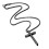 Colares de Pingente de Cruz em Aço Inoxidável M MOOHAM para Homens 22 Polegadas Preto 3