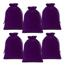 Lucky Monet 25/50 / 100pcs Velvet Sacs a cordon Sacs de bijoux pour la fete d'anniversaire de Noel Favors Candy Candy Candy Art and DIY Craft (25