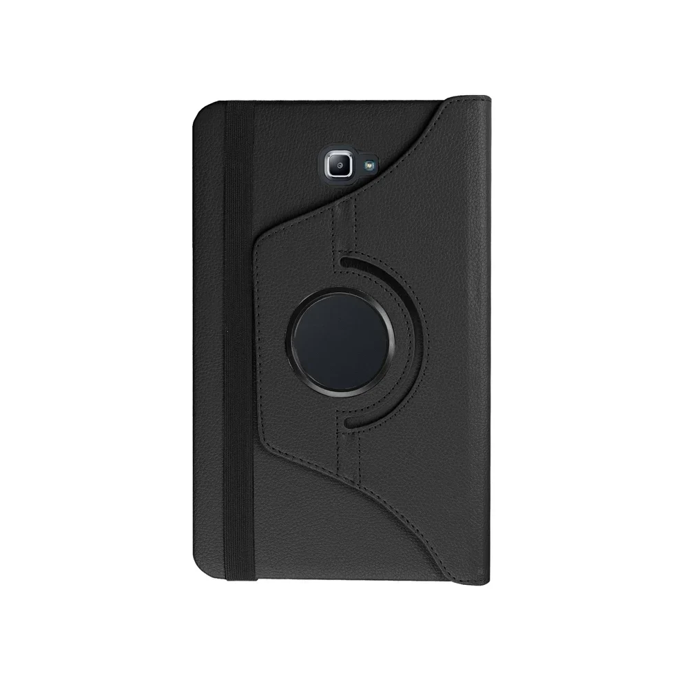 (Black, A6 10.1 T580 T585) 360 Rotating Stand Tablet Cover for Samsung Galaxy