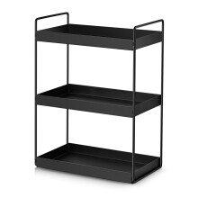 Organisateur de comptoir de salle de bain a 3 niveaux Vanity plateau cosmetique et maquillage de rangement de rangement de cuisine rack d'epices