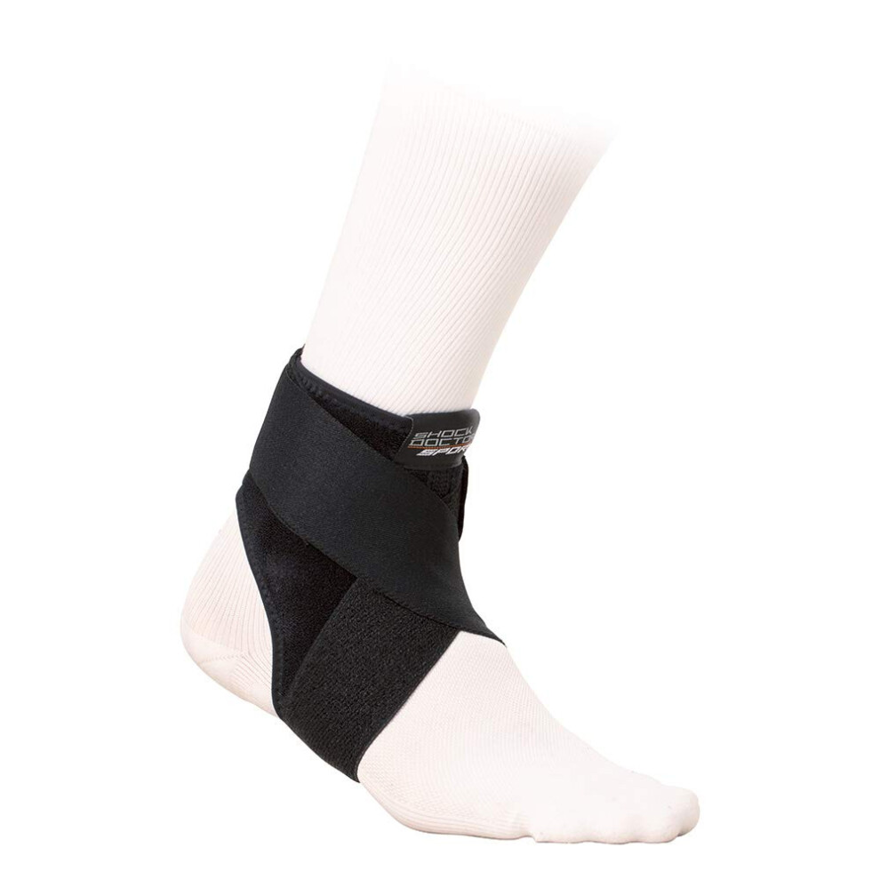 Shock Doctor Ankle Support w/Fig 8 Strap Blk S