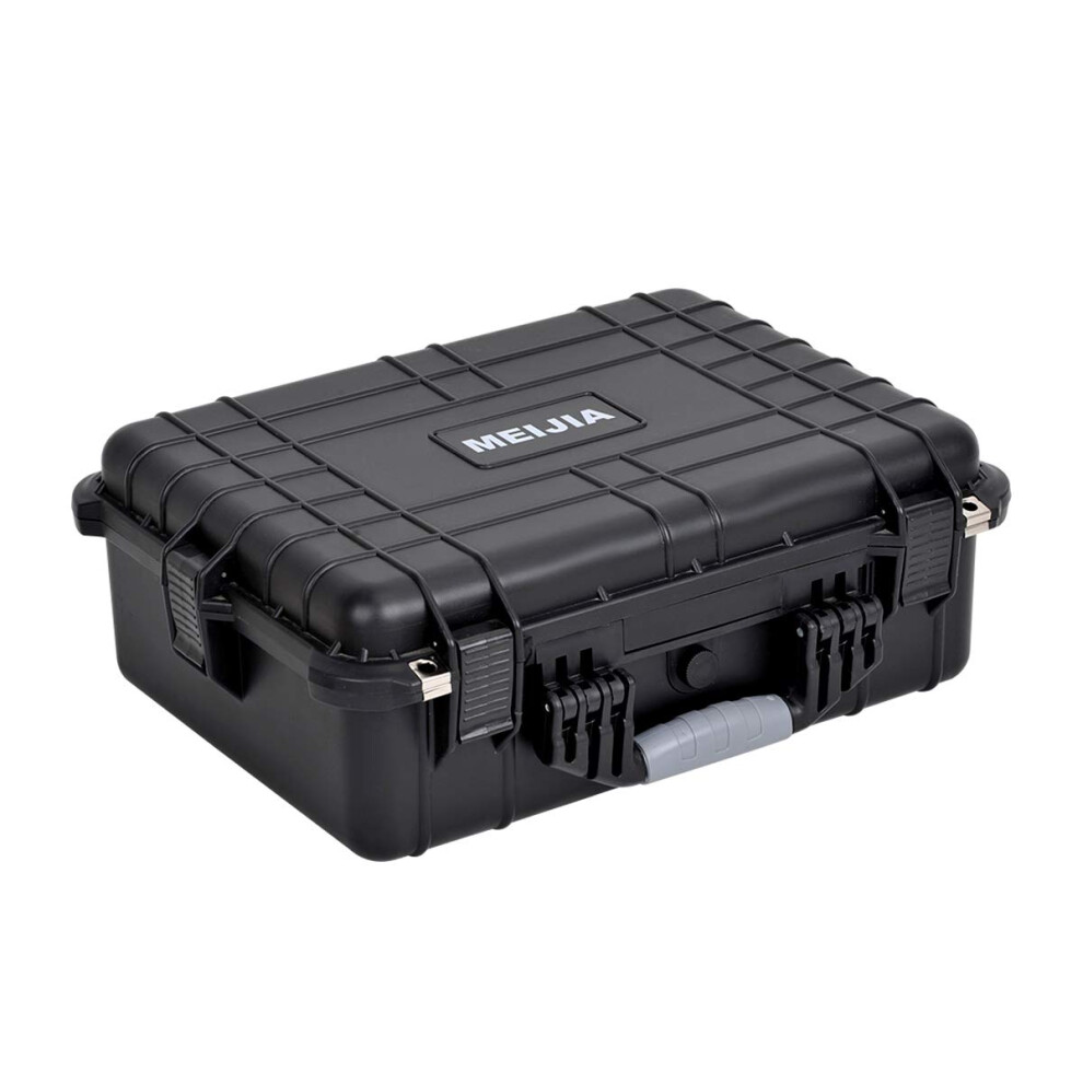 Meijia Portable Waterproof Protective Case Hard Camera Case Customized Fit Foam Inserted Elegant Fit For Camera Equipments Lens Drones 19.78X Black 604220993533