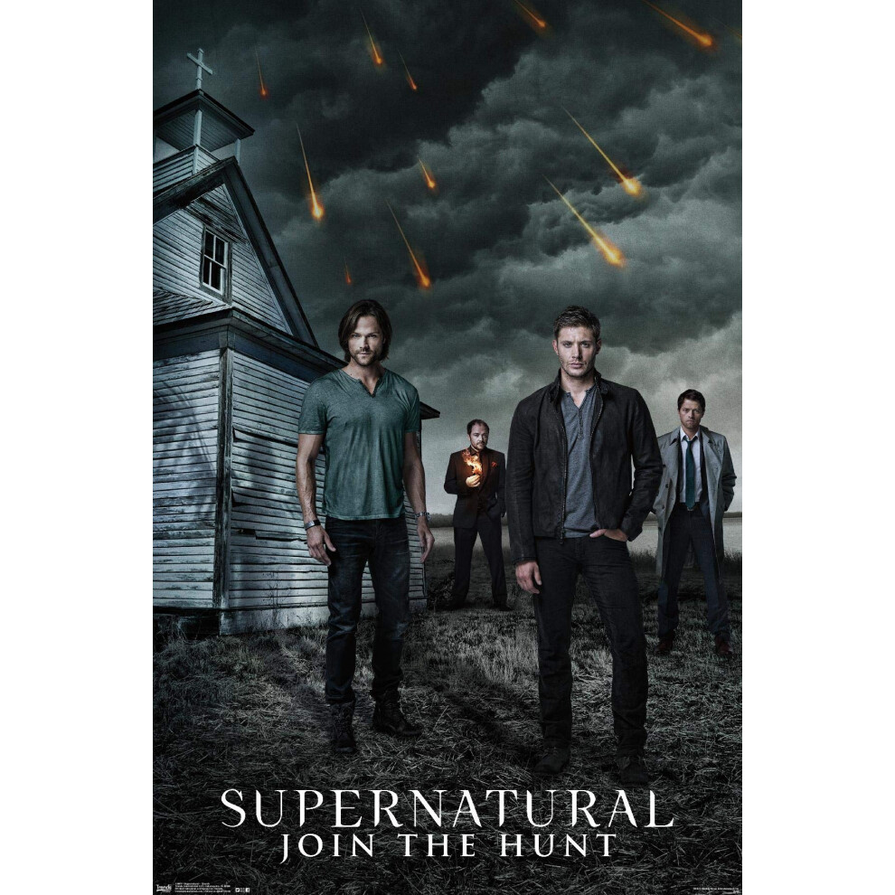 Affiche murale Trends International Supernatural-Church 14,725"""""""" x 22,375"""""""" Version premium sans cadre